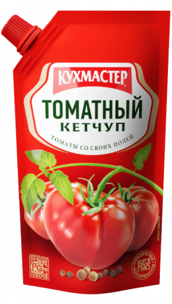 Кетчуп "Томатный" 350гр/16шт КУХМАСТЕР